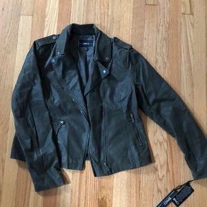 Green suede BNCI Jacket, never worn